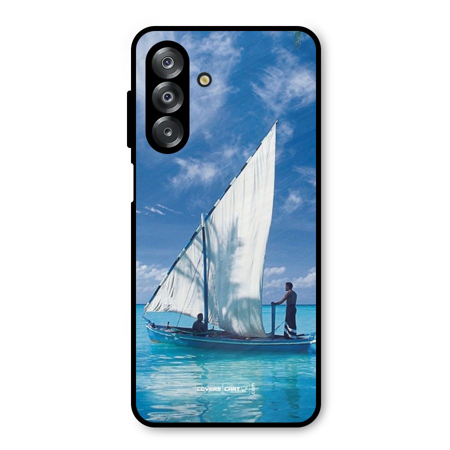 Travel Ship Metal Back Case for Galaxy A26