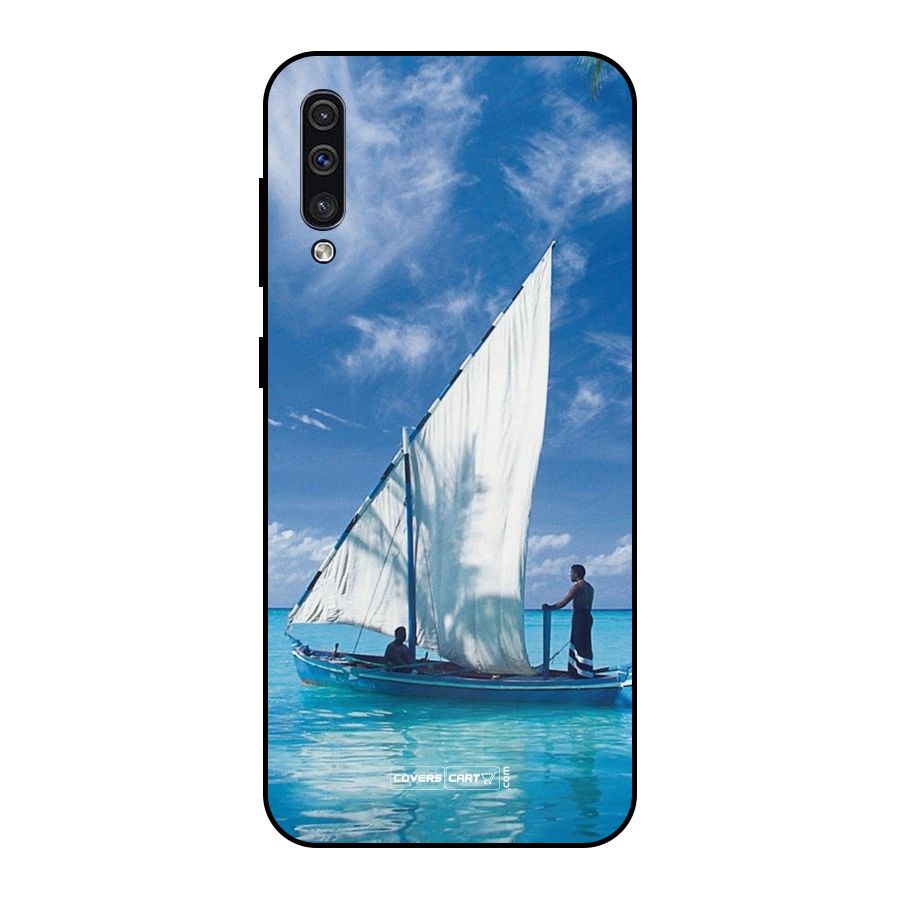 Travel Ship Metal Back Case for Galaxy A30s