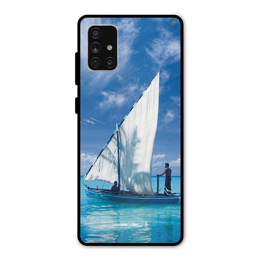 Travel Ship Metal Back Case for Galaxy A71