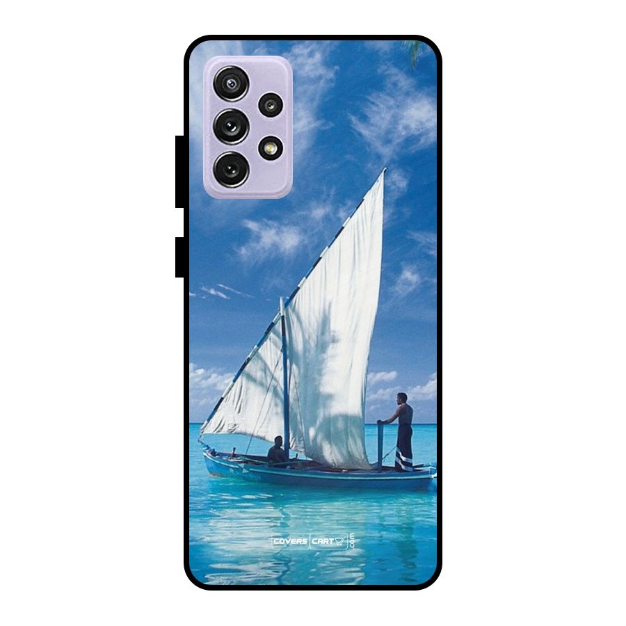 Travel Ship Metal Back Case for Galaxy A72