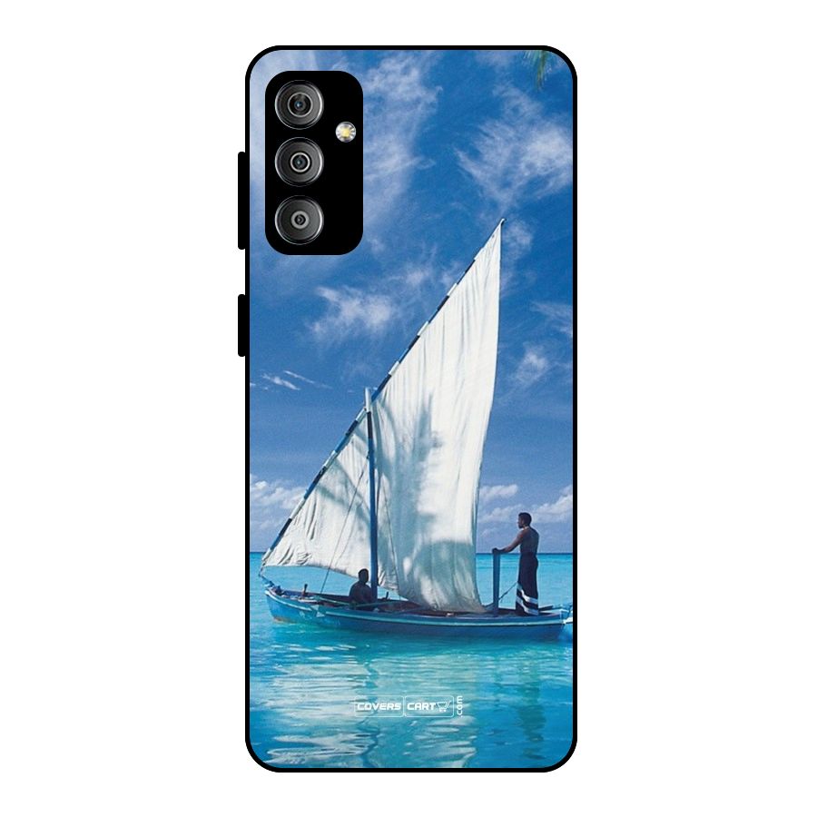 Travel Ship Metal Back Case for Galaxy F23