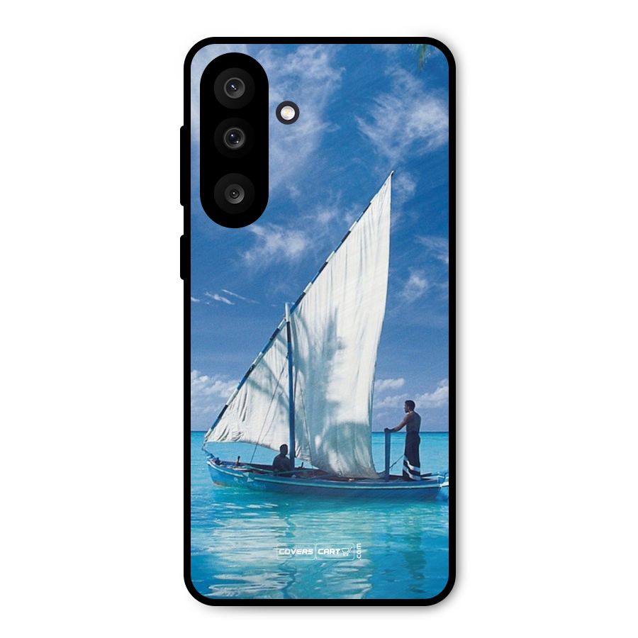Travel Ship Metal Back Case for Galaxy M56