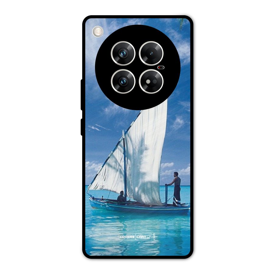 Travel Ship Metal Back Case for Infinix Zero 40 5G