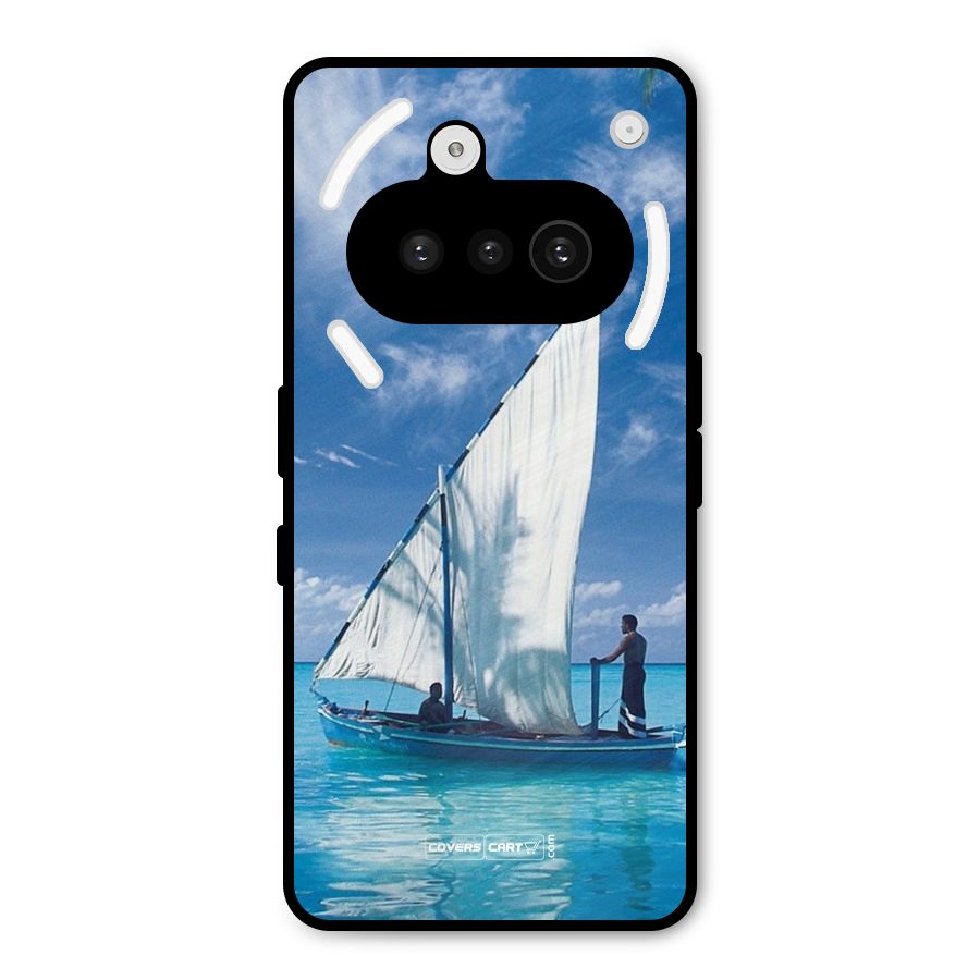Travel Ship Metal Back Case for Nothing Phone 3a