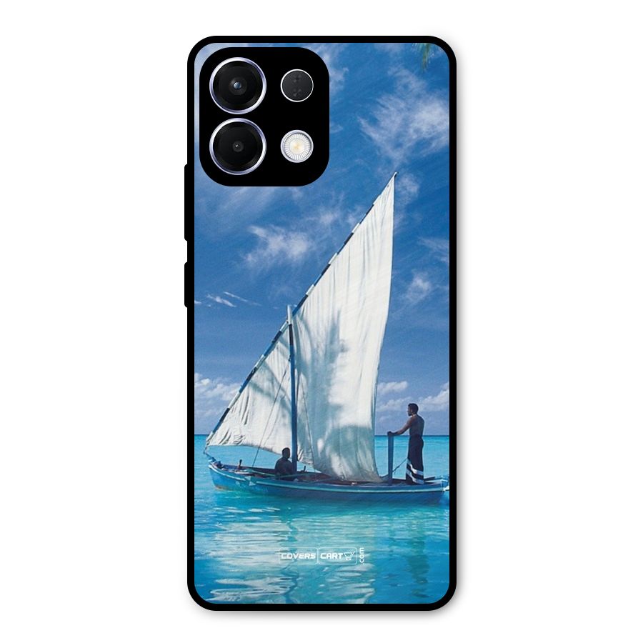 Travel Ship Metal Back Case for Oppo K13