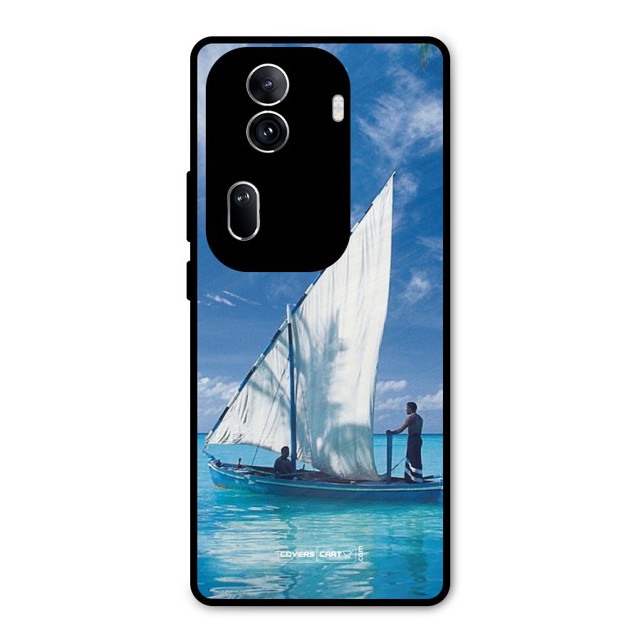 Travel Ship Metal Back Case for Oppo Reno11 Pro 5G