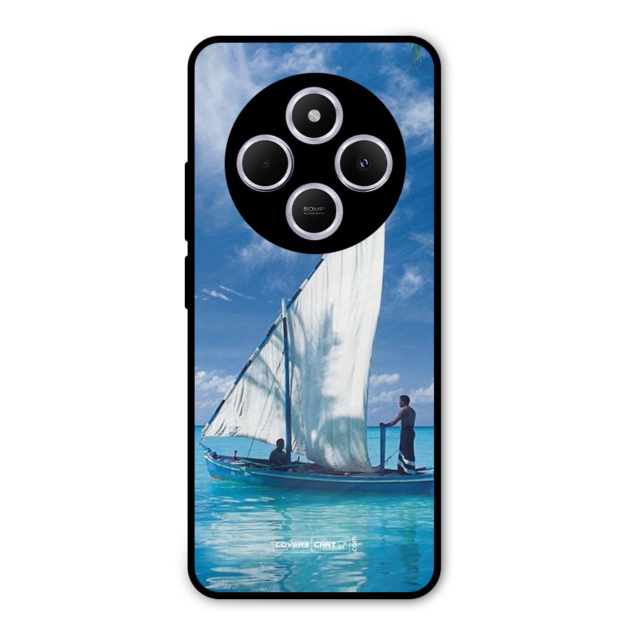Travel Ship Metal Back Case for Poco M7