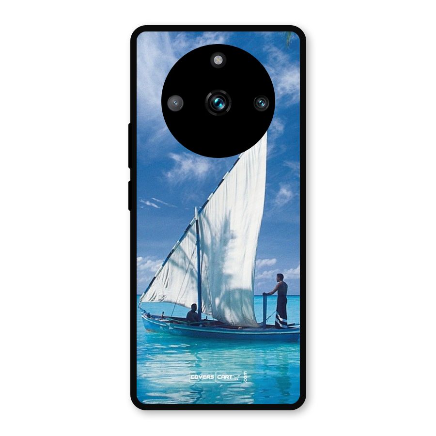 Travel Ship Metal Back Case for Realme 11 Pro Plus
