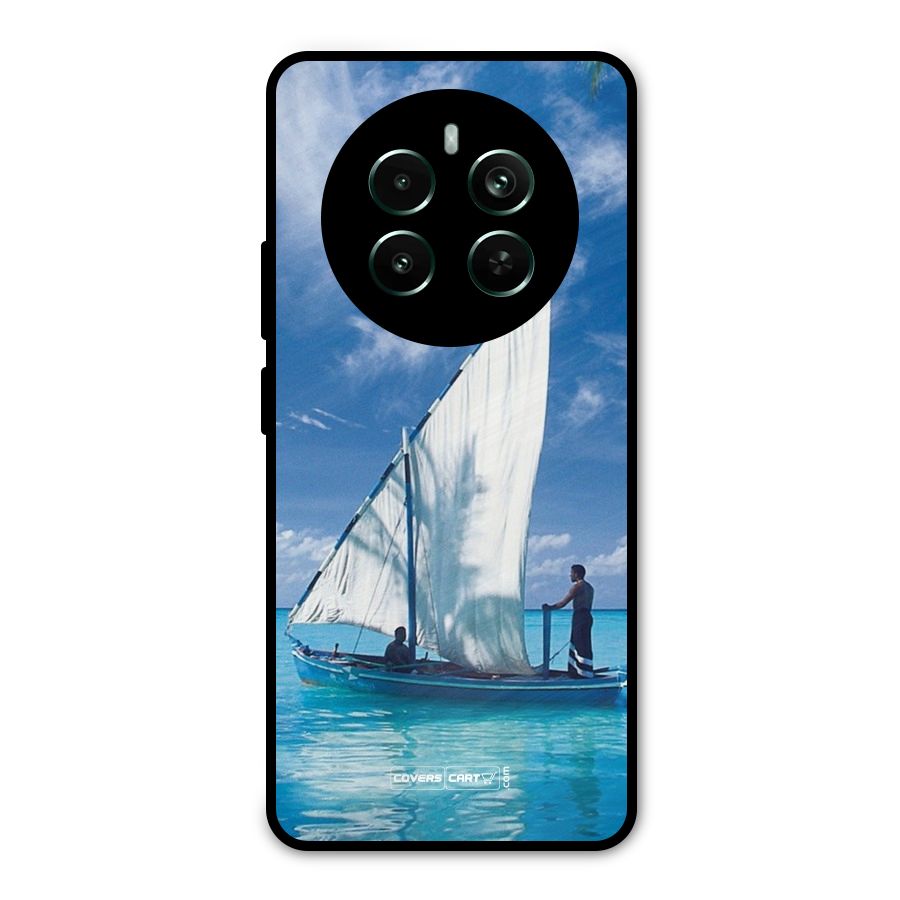 Travel Ship Metal Back Case for Realme 12 Pro Plus