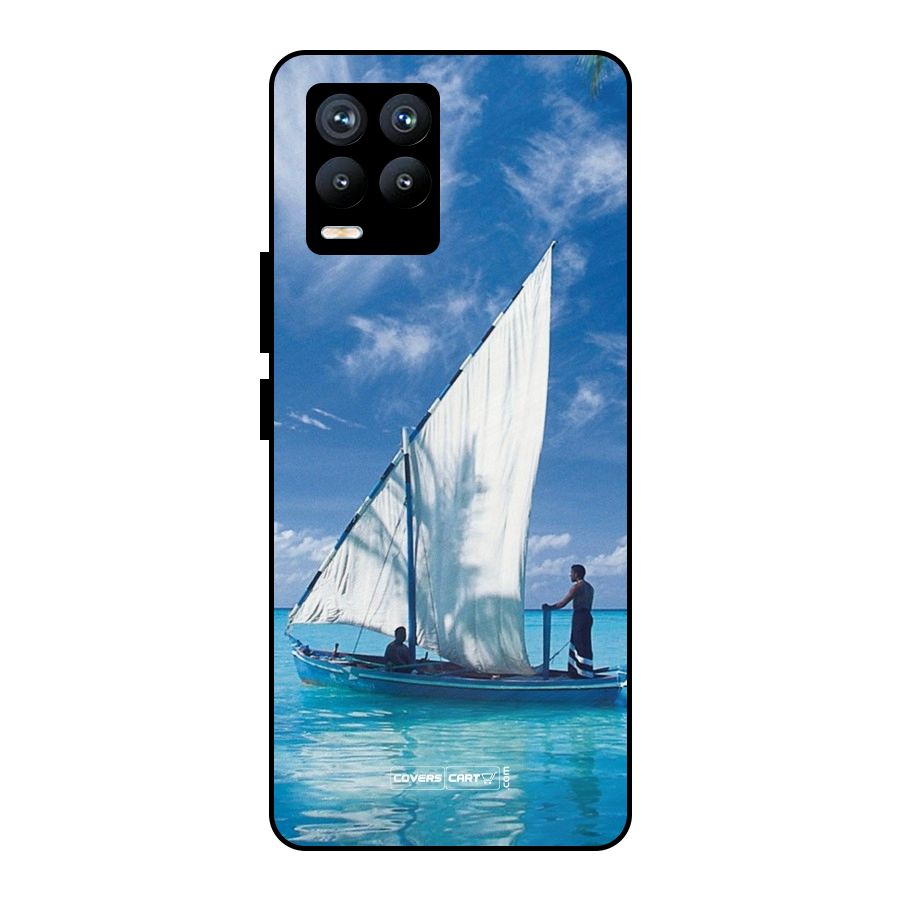 Travel Ship Metal Back Case for Realme 8 Pro