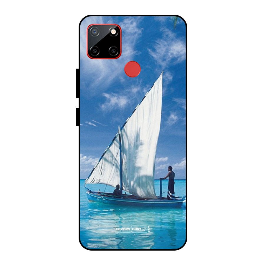 Travel Ship Metal Back Case for Realme C12
