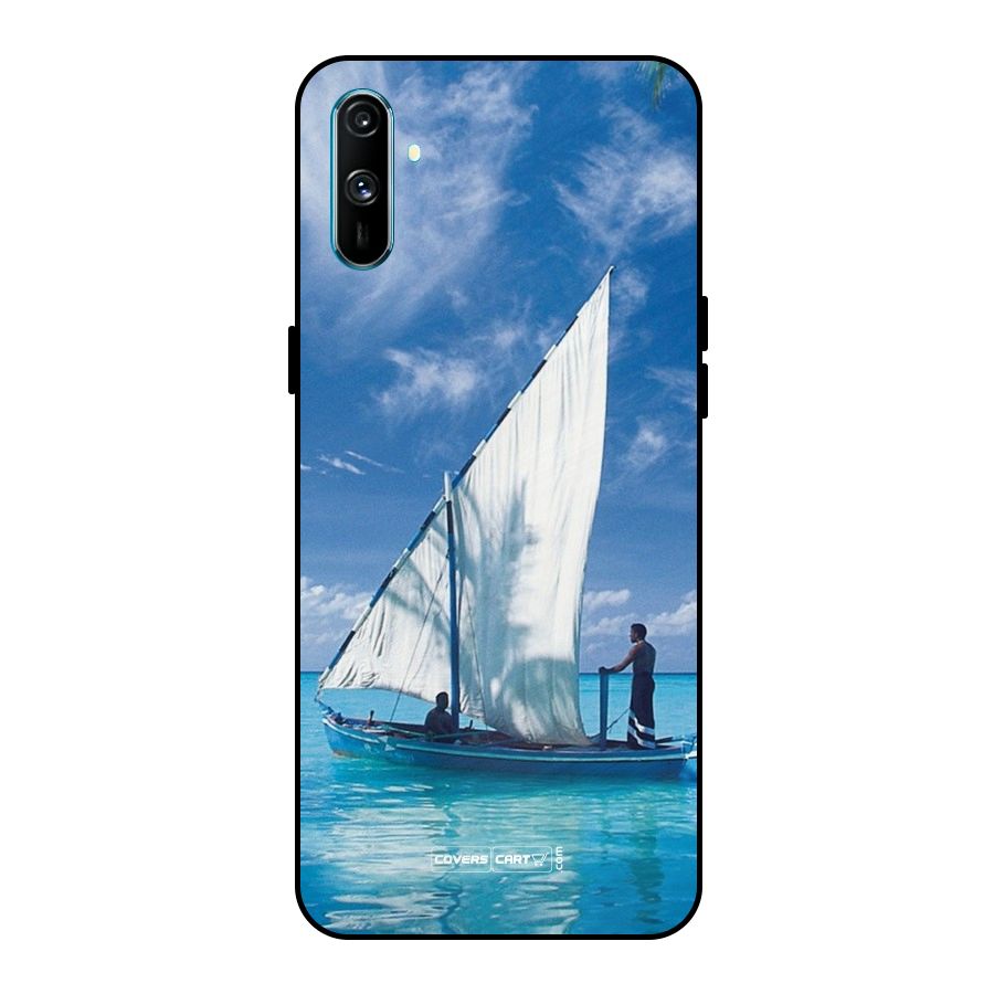 Travel Ship Metal Back Case for Realme C3