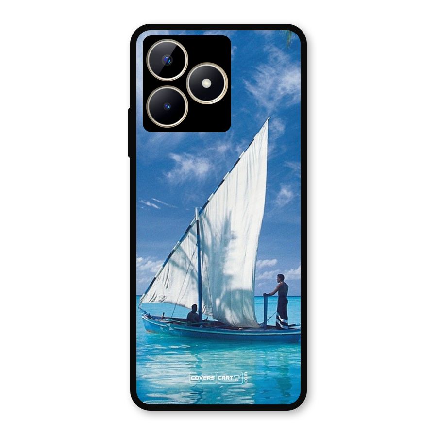 Travel Ship Metal Back Case for Realme C53