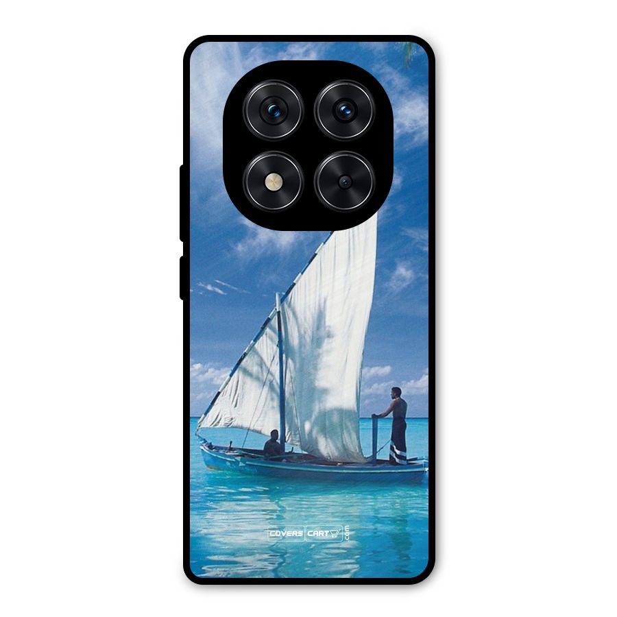 Travel Ship Metal Back Case for Redmi Note 14 Pro 5G