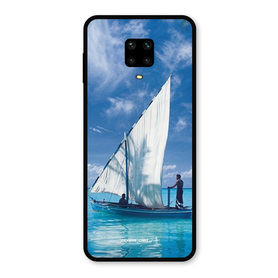 Travel Ship Metal Back Case for Redmi Note 9 Pro Max