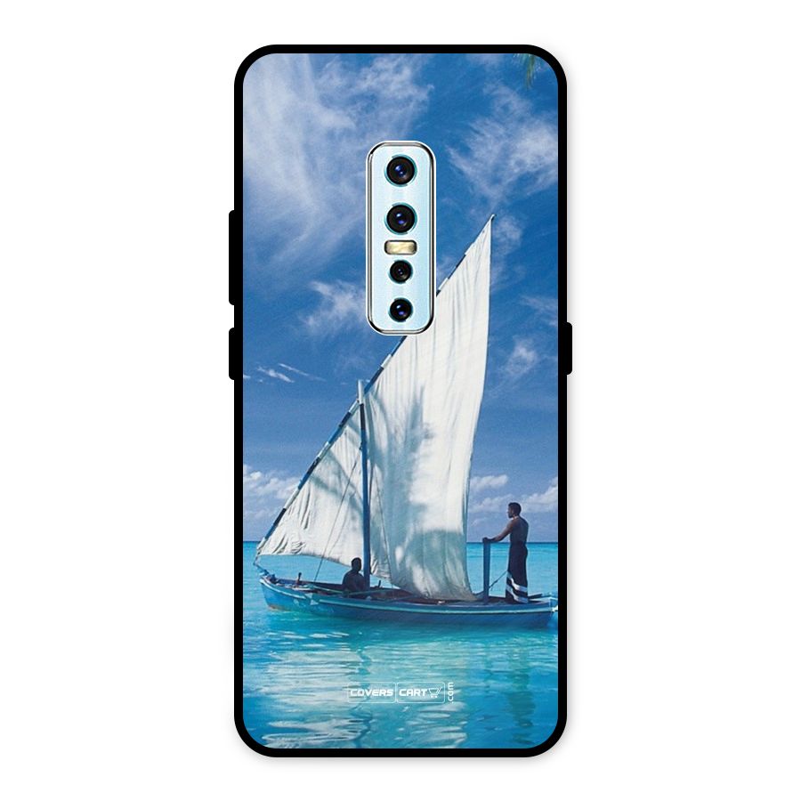 Travel Ship Metal Back Case for Vivo V17 Pro