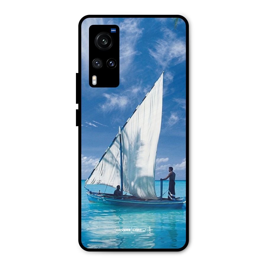 Travel Ship Metal Back Case for Vivo X60