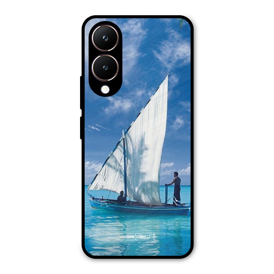Travel Ship Metal Back Case for Vivo Y28