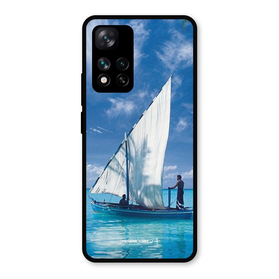 Travel Ship Metal Back Case for Xiaomi 11i Hypercharge 5G