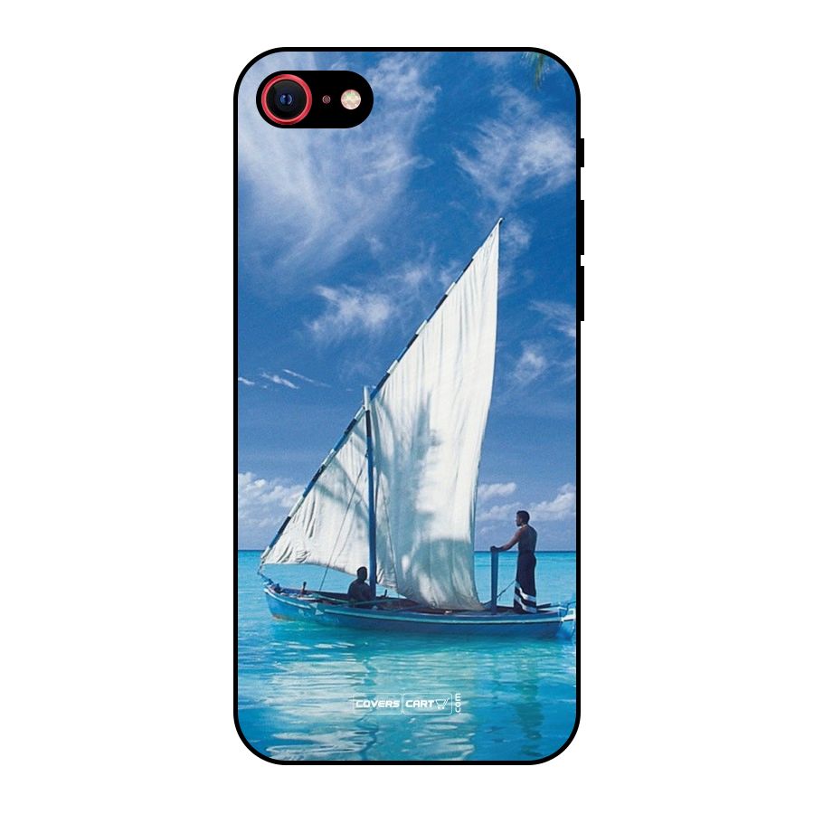 Travel Ship Metal Back Case for iPhone 7