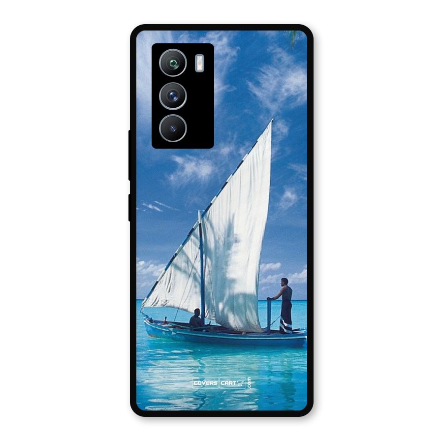 Travel Ship Metal Back Case for iQOO 9 SE