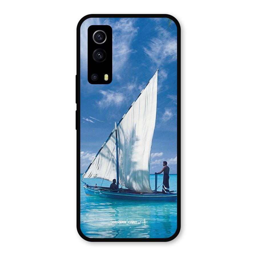Travel Ship Metal Back Case for iQOO Z3