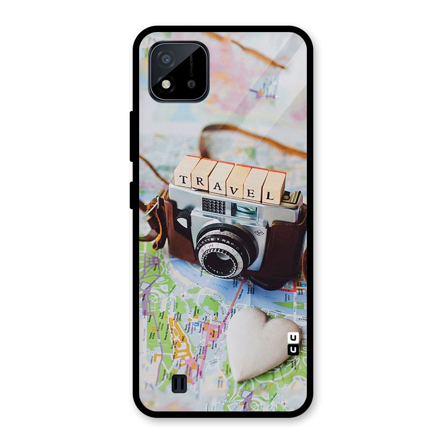 Travel Snapshot Glass Back Case for Realme C11 2021
