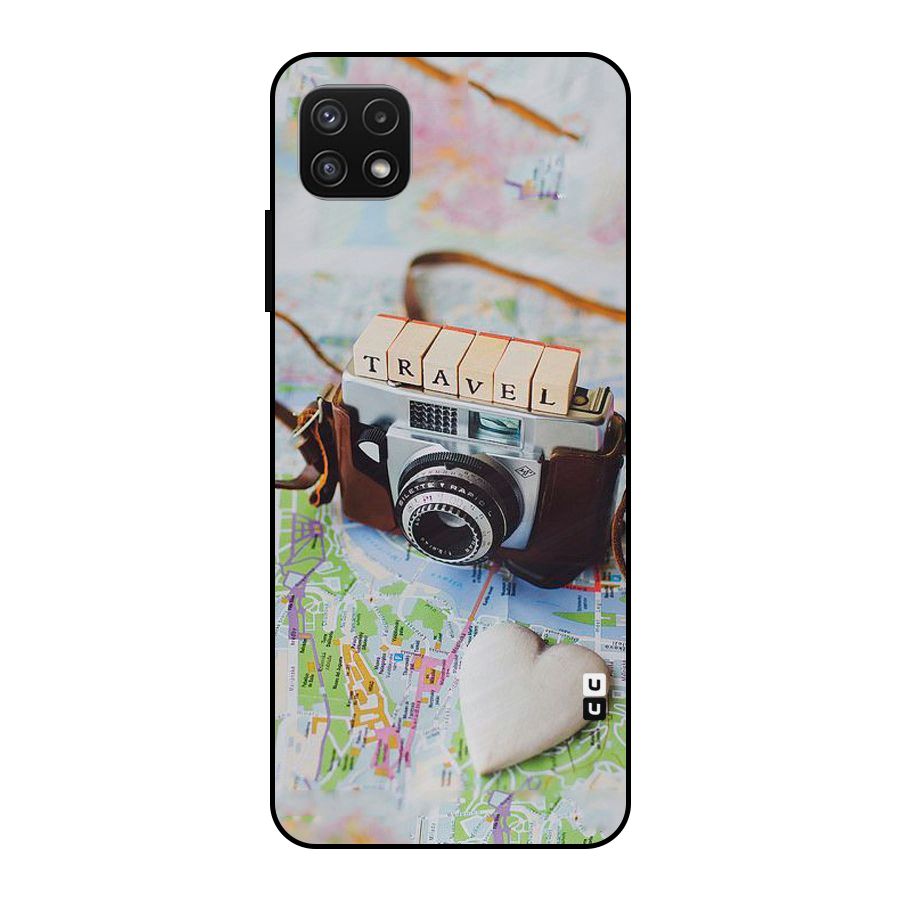 Travel Snapshot Metal Back Case for Galaxy A22 5G