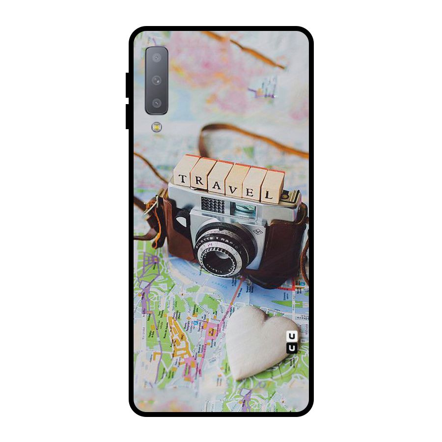 Travel Snapshot Metal Back Case for Galaxy A7 (2018)