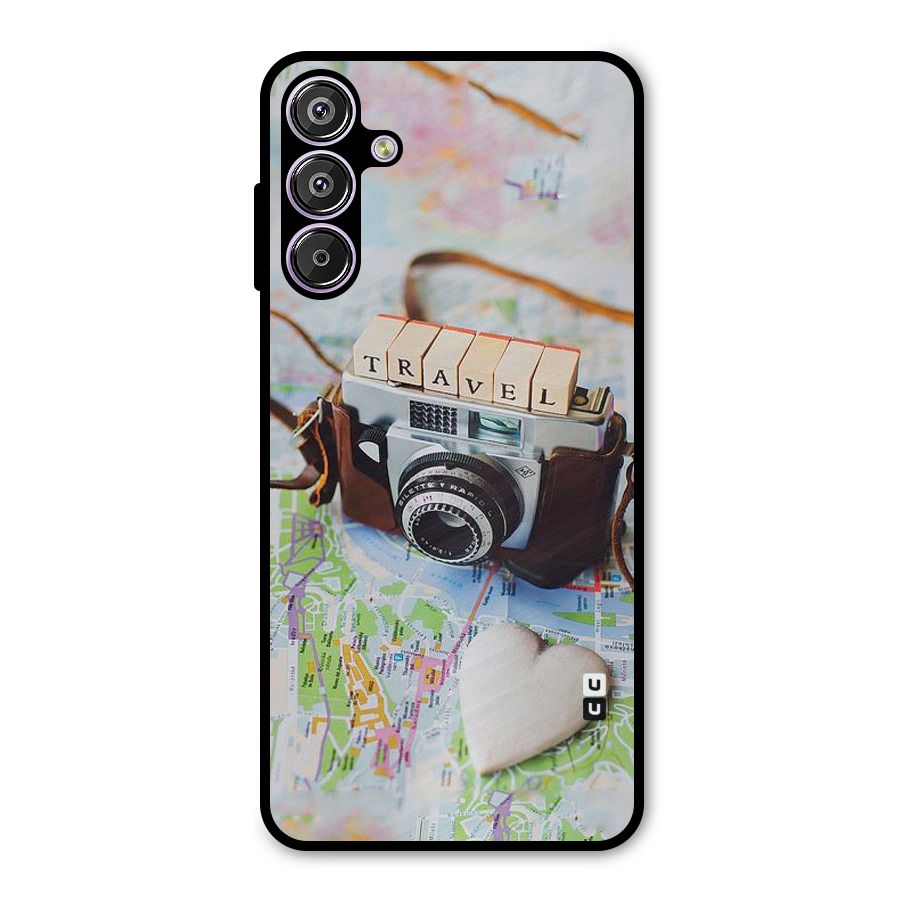 Travel Snapshot Metal Back Case for Galaxy F15