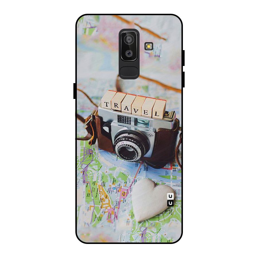 Travel Snapshot Metal Back Case for Galaxy J8