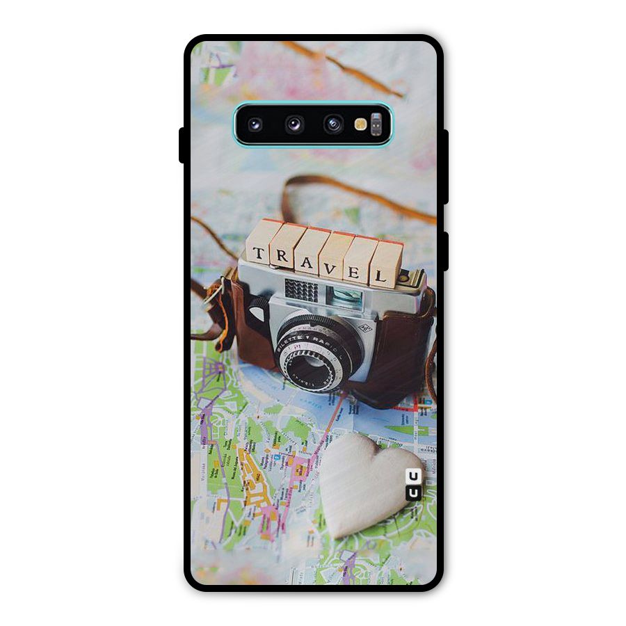 Travel Snapshot Metal Back Case for Galaxy S10 Plus