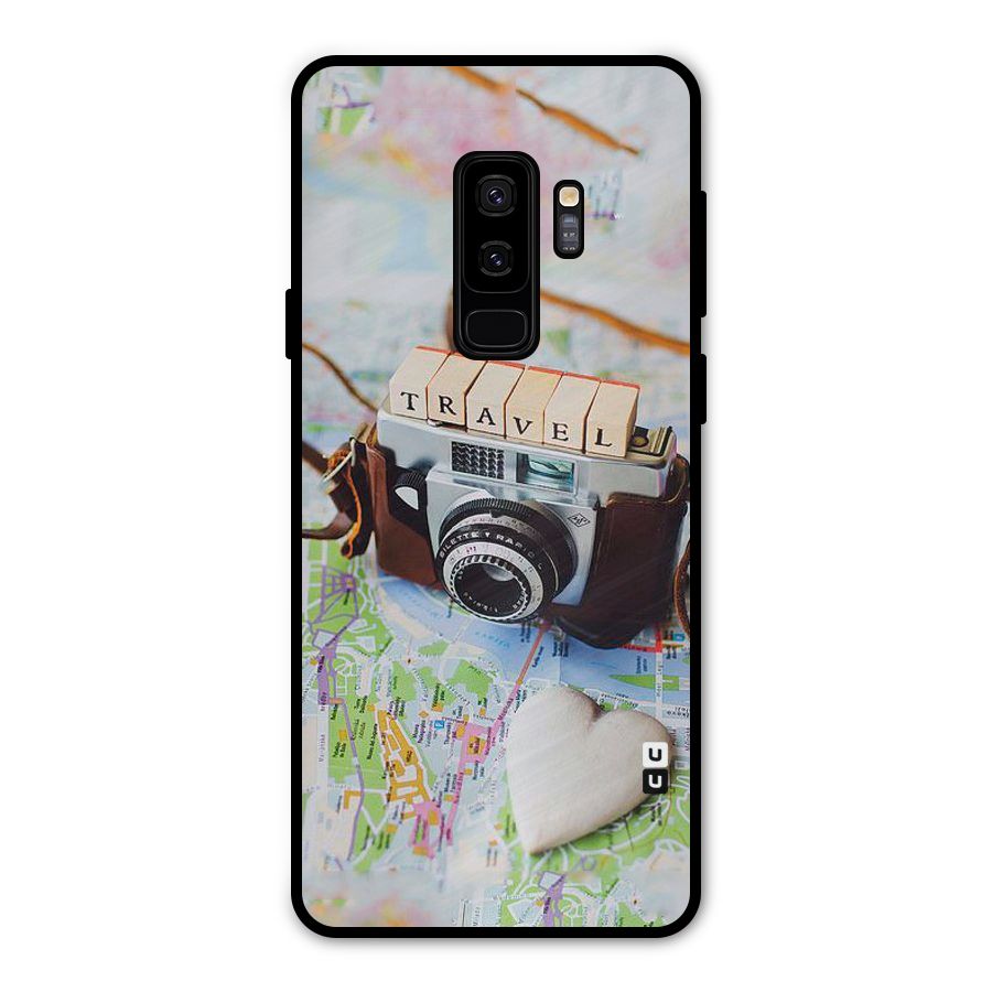 Travel Snapshot Metal Back Case for Galaxy S9 Plus