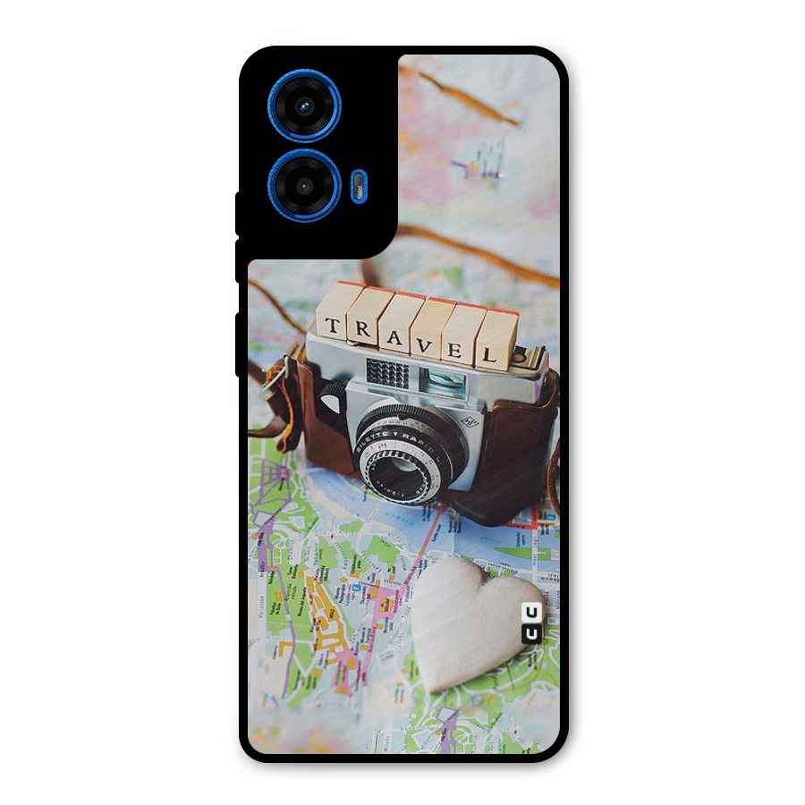 Travel Snapshot Metal Back Case for Moto G45