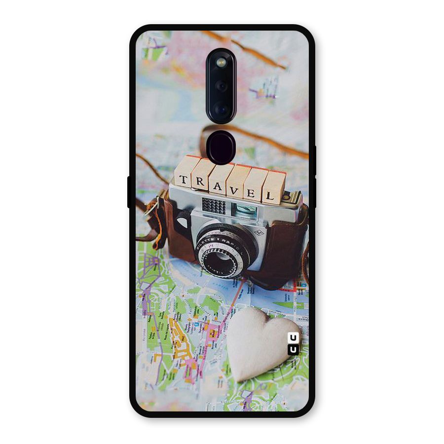 Travel Snapshot Metal Back Case for Oppo F11 Pro