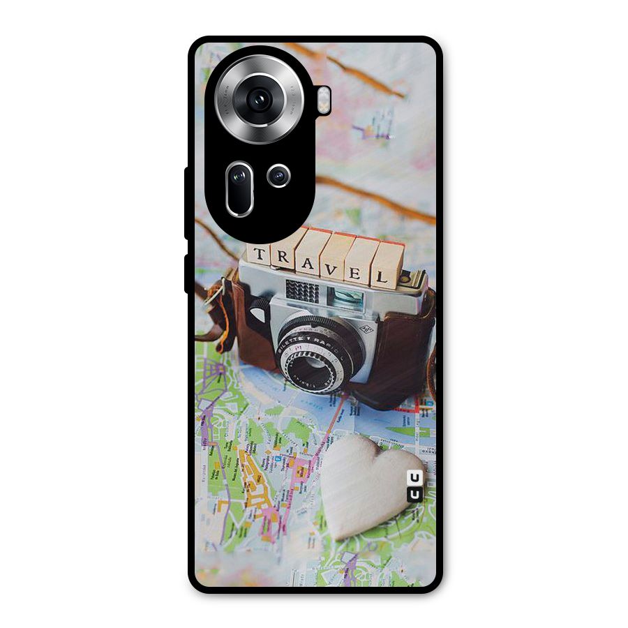 Travel Snapshot Metal Back Case for Oppo Reno11 5G