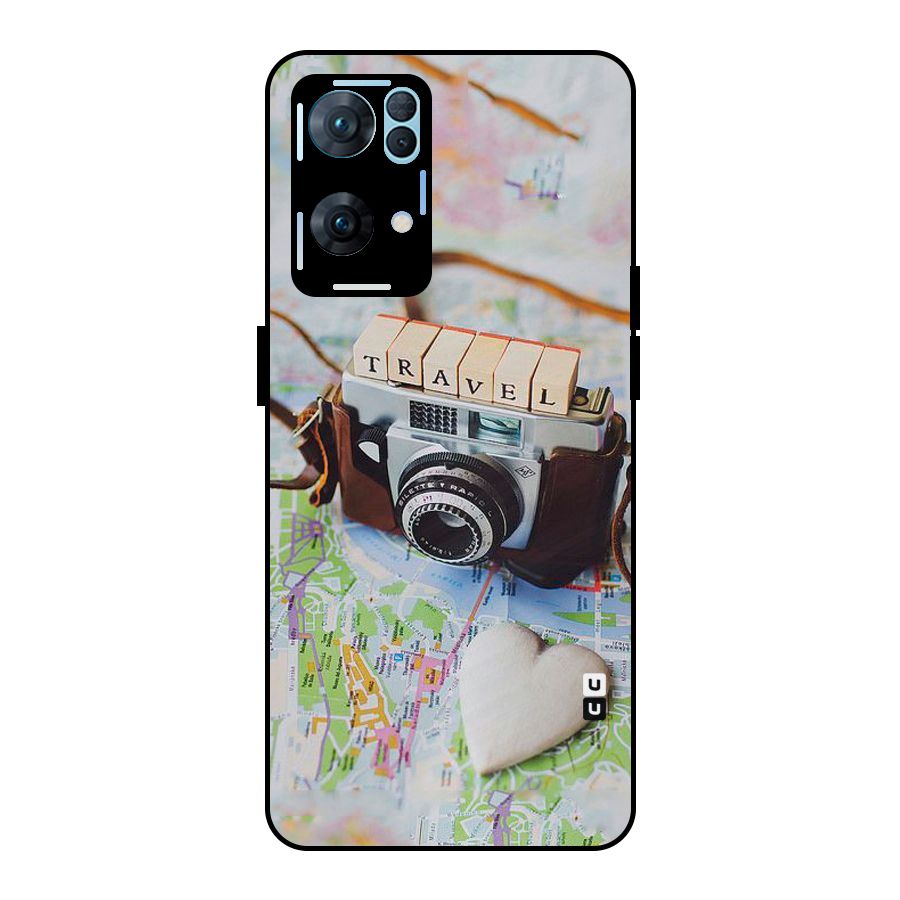 Travel Snapshot Metal Back Case for Oppo Reno7 Pro 5G