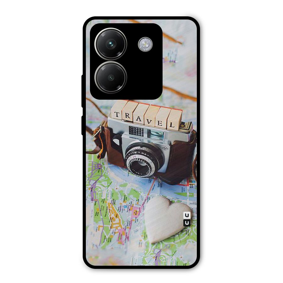 Travel Snapshot Metal Back Case for Poco M7 Pro 5G
