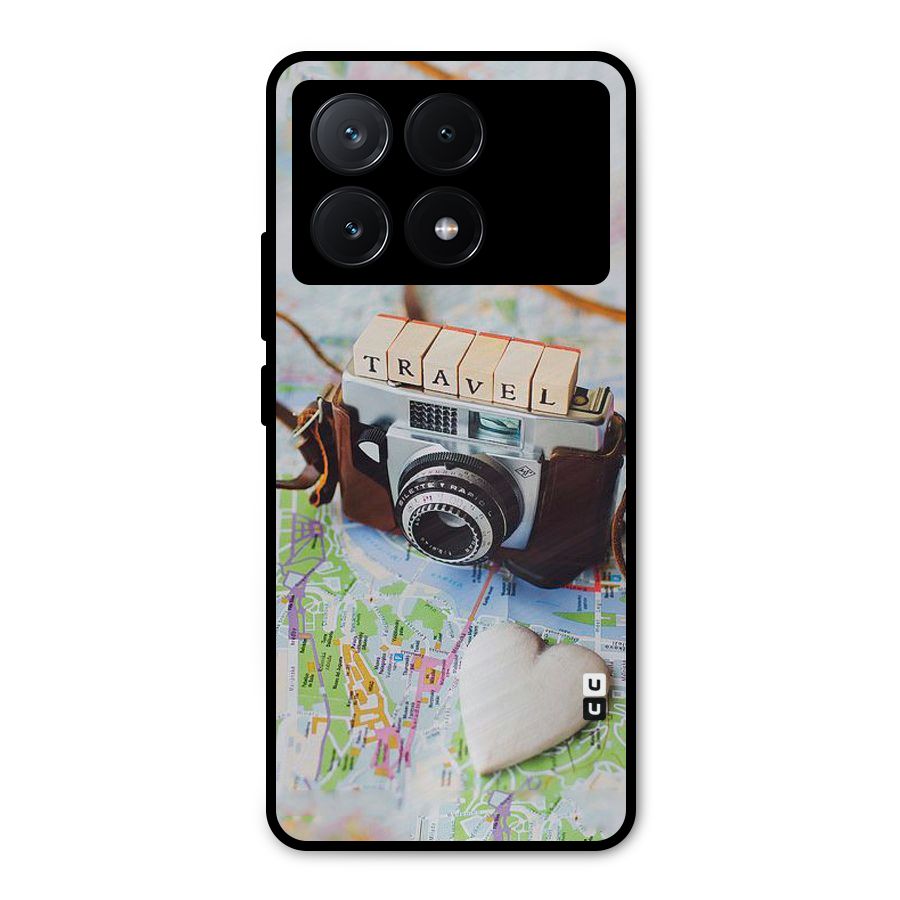 Travel Snapshot Metal Back Case for Poco X6 Pro