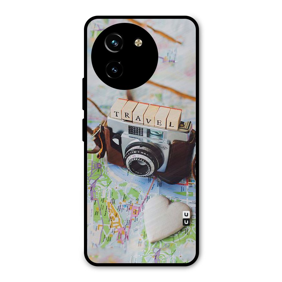 Travel Snapshot Metal Back Case for Vivo T3x