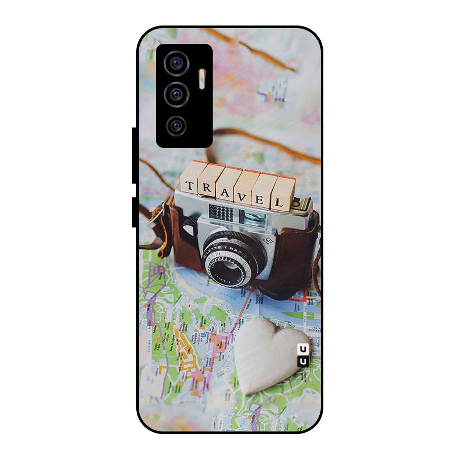 Travel Snapshot Metal Back Case for Vivo V23e