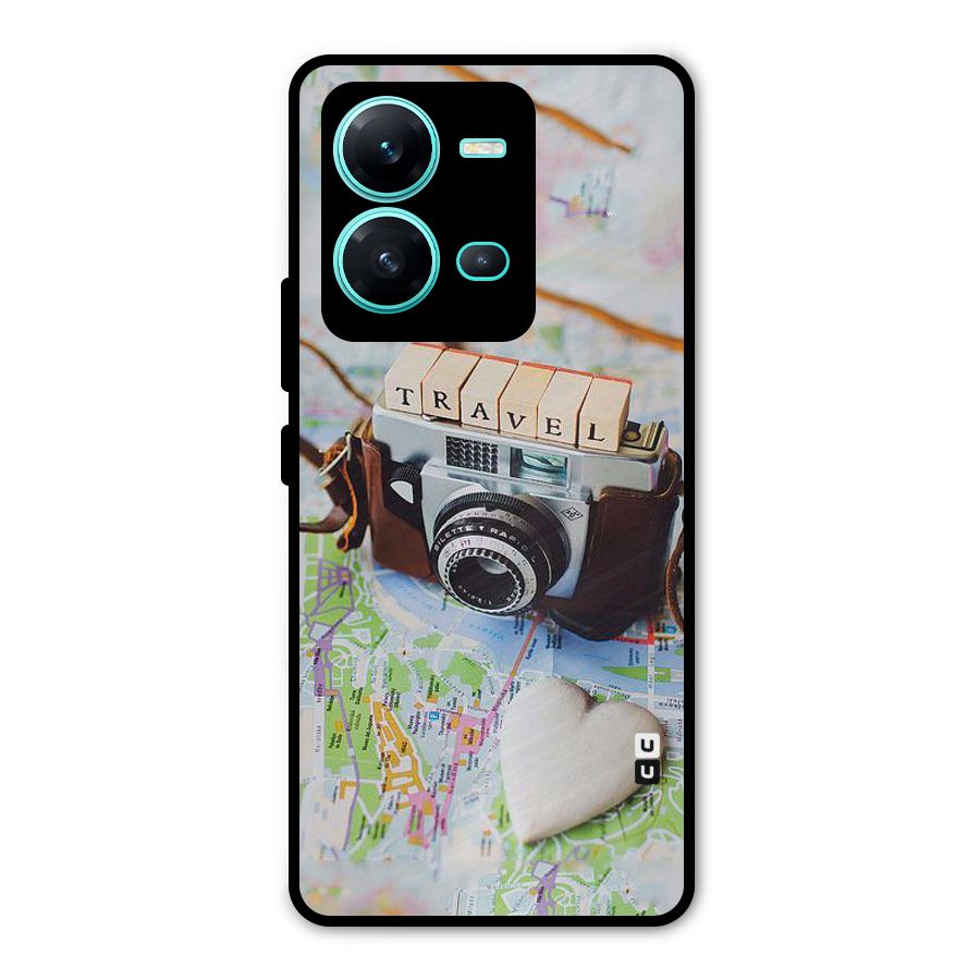 Travel Snapshot Metal Back Case for Vivo V25