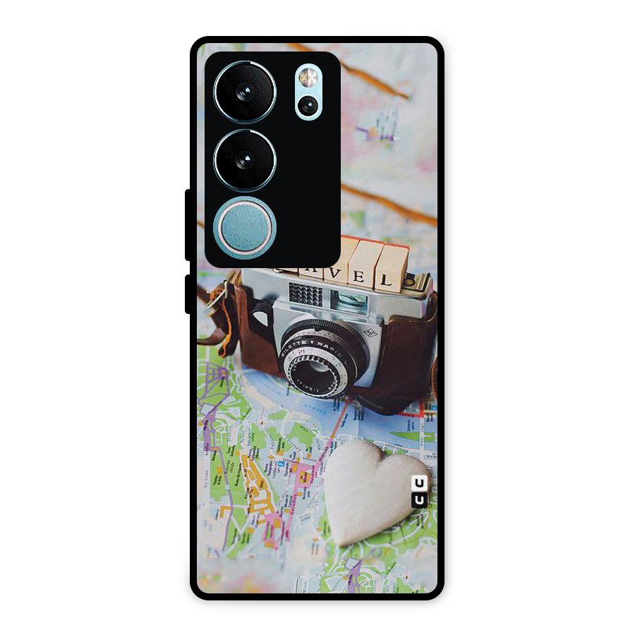 Travel Snapshot Metal Back Case for Vivo V29