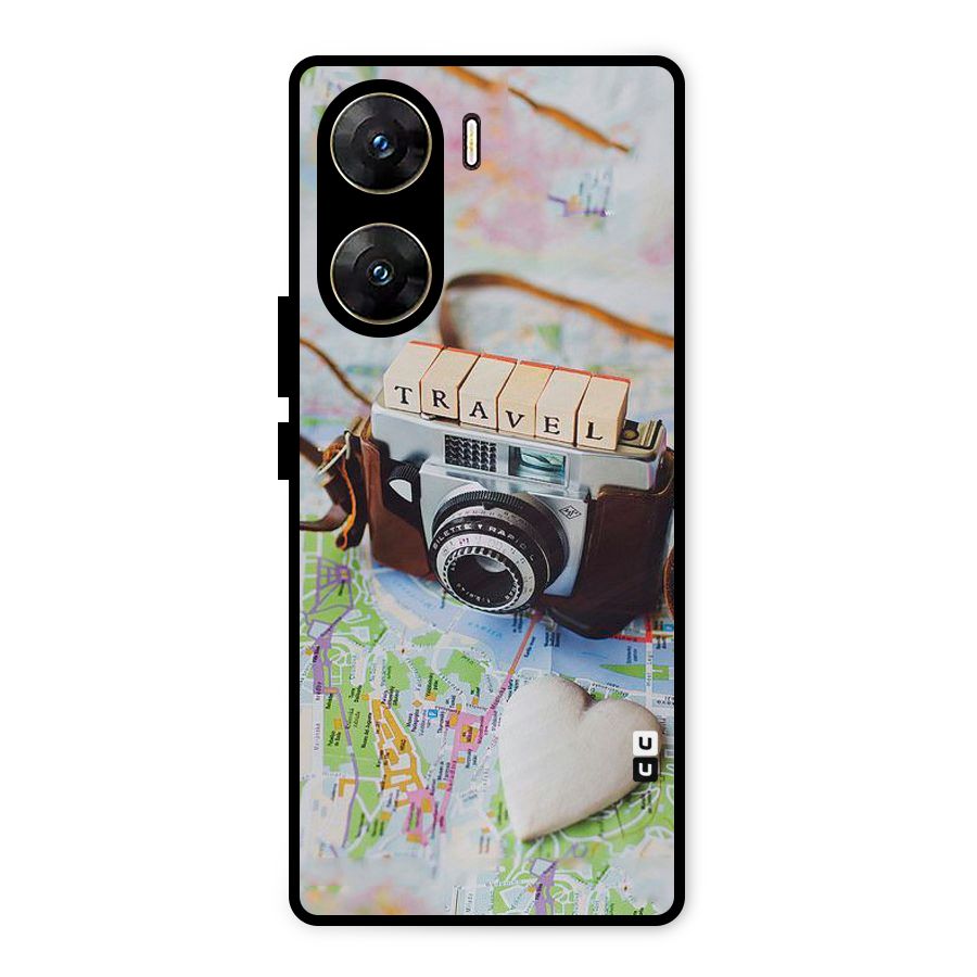 Travel Snapshot Metal Back Case for Vivo V29e