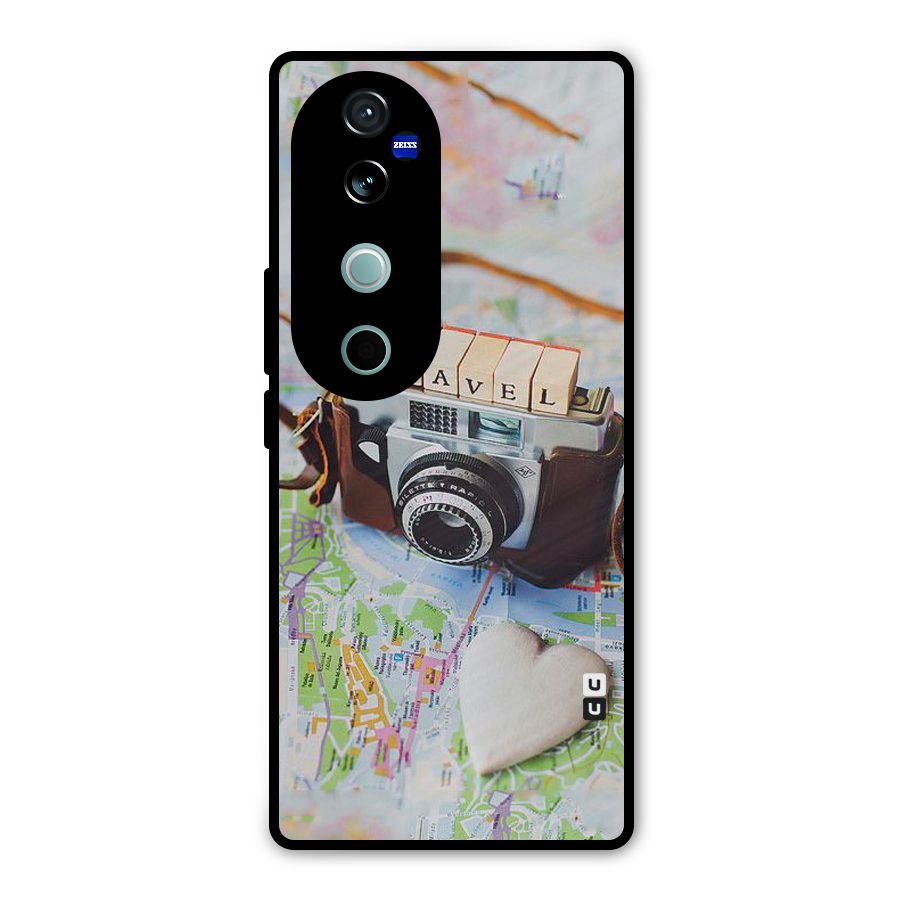 Travel Snapshot Metal Back Case for Vivo V40 Pro