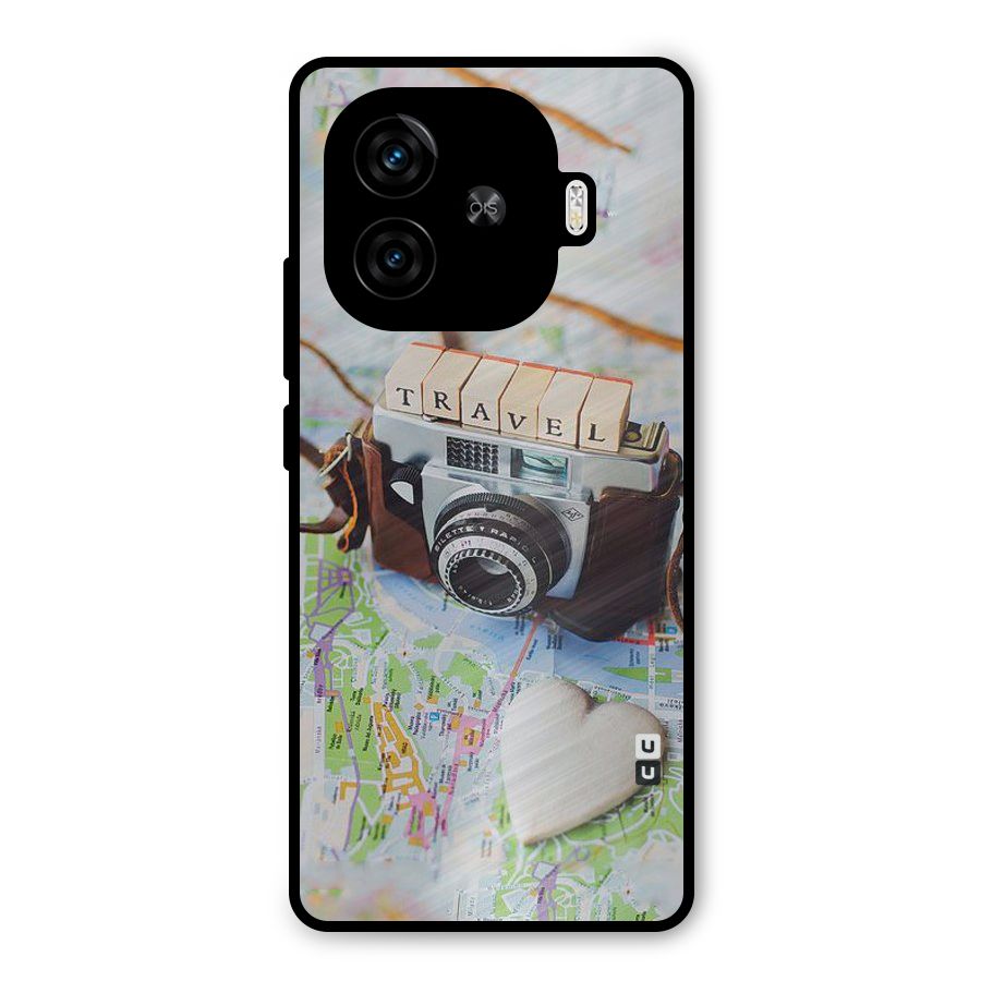 Travel Snapshot Metal Back Case for iQOO Z9 Turbo