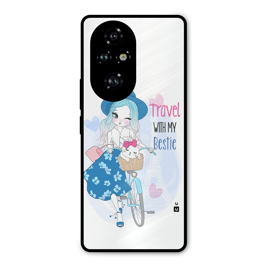 Travel With My Bestie Metal Back Case for Honor 200 Pro