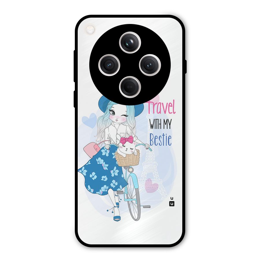 Travel With My Bestie Metal Back Case for Oppo Find X8