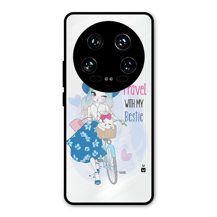 Travel With My Bestie Metal Back Case for Xiaomi 14 Ultra