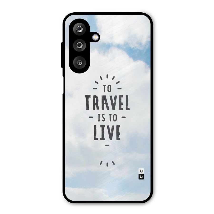 Travel is Life Metal Back Case for Galaxy M36